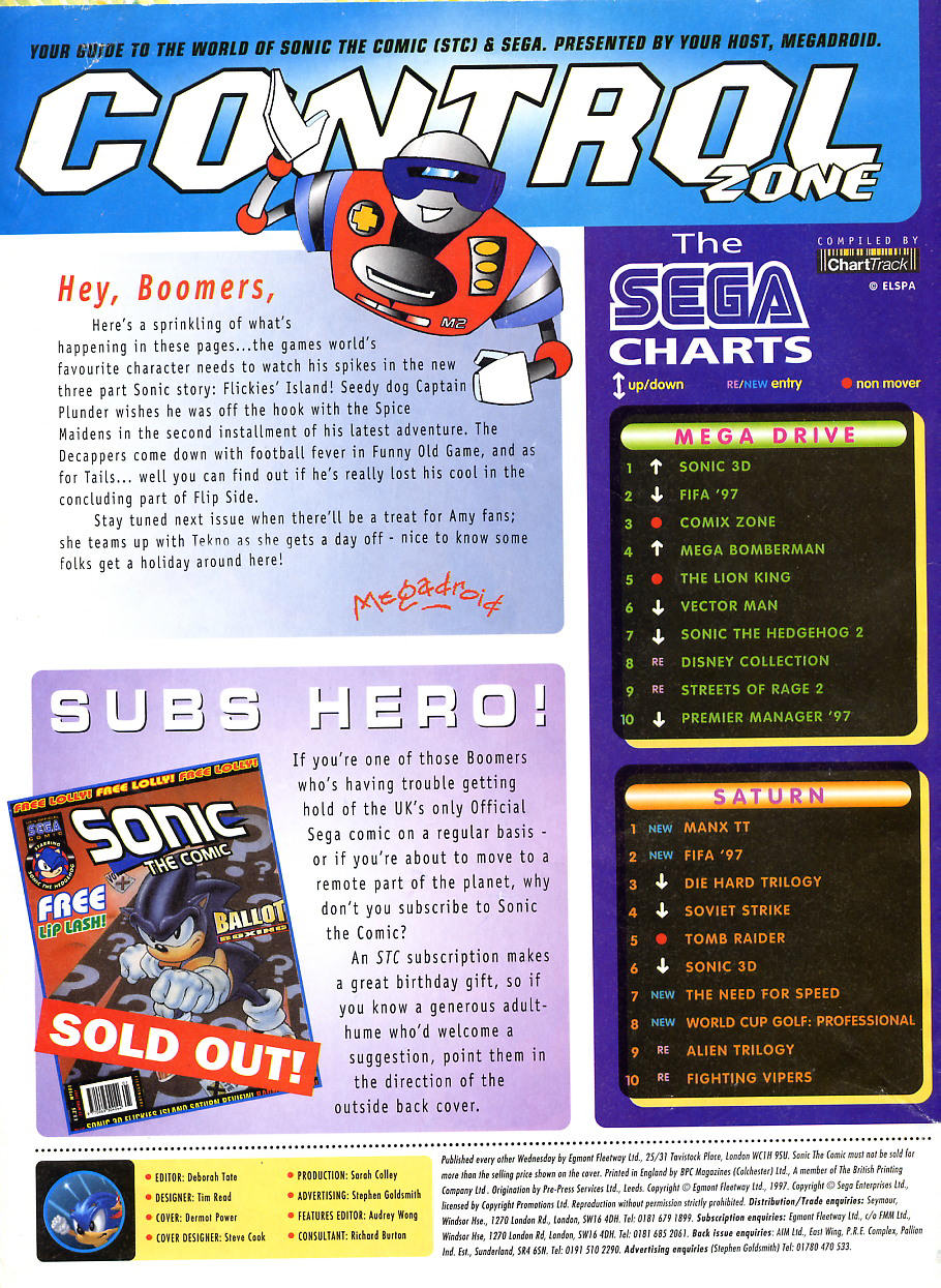 Sonic - The Comic Issue No. 104 Page 1